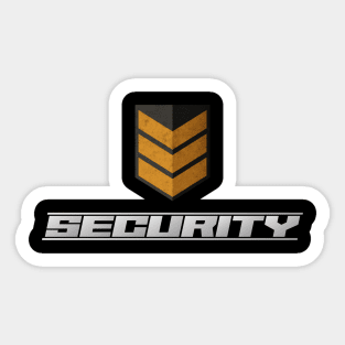 Security Staff Sticker